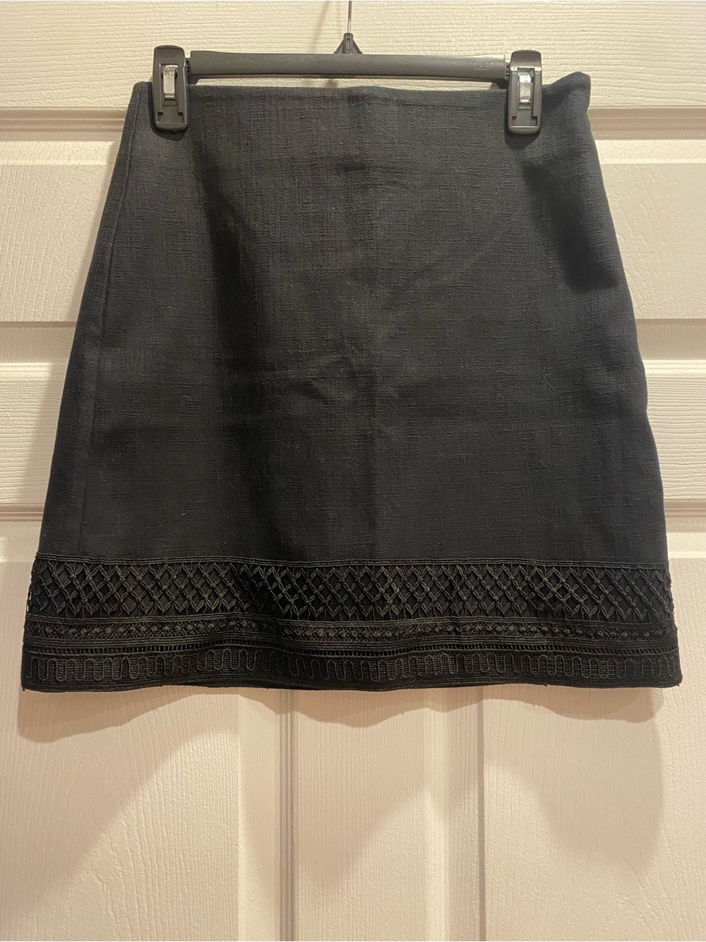 LOFT Black Mini Skirt